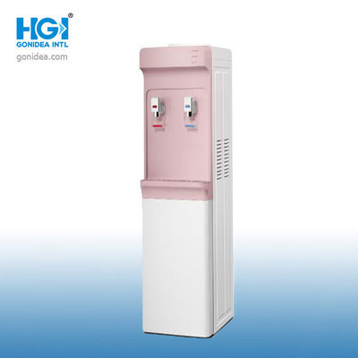 Tangki Air Bawah Berdiri Lantai Dispenser Air Dingin Panas Merah Muda
