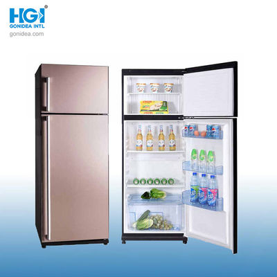 Bcd-468CZ Double Glass Door Top Upright Freezer Pendinginan 468L Kapasitas Besar