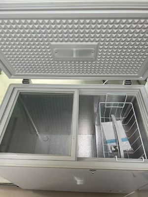 Freezer Kapasitas Besar Teratas Terbuka Pintu Kaca Tunggal Peti Freezer Model Bd/Bc-312qg