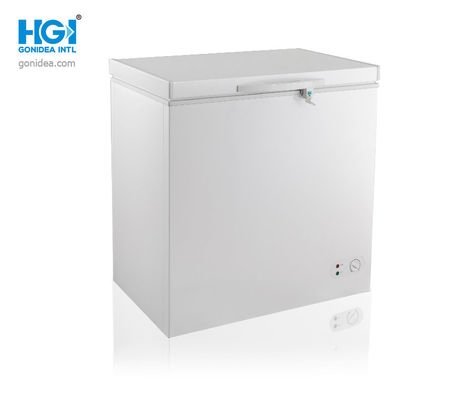 ODM Horizontal Deep Chest Freezer 5.7 Cu Ft Freezer Keranjang Ganda Bergerak