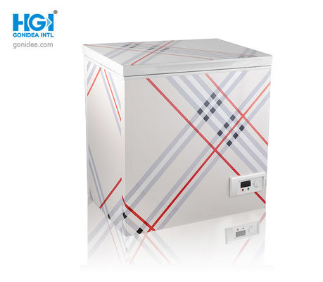 H32.8in Ice Cream Deep Chest Freezer Minus 20C 5.7 Kaki Kubik Freezer Pintu Kaca Tunggal