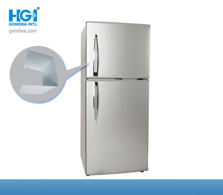 5.9 Cu Ft Komersial Tegak Atas Freezer Kulkas Restaurant Roll Bond Evaporator