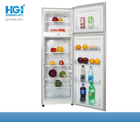 0C Sampai 10C Kulkas Freezer Top Hemat Energi Dua Pintu 8,8 Cu Ft