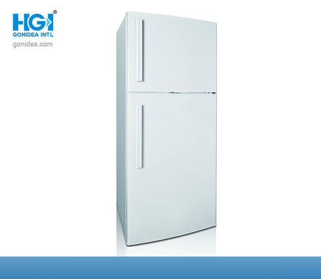 510L Top Freezer Kulkas Bawah 18 Kaki Kubik R600a Dengan Lampu Interior