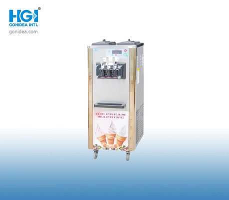 1800W R404a Pembuat Es Krim Komersial Otomatis ODM Untuk Toko Gelato