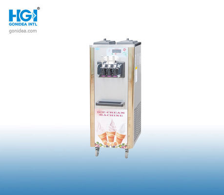 Pembuat Es Krim Komersial Industri HGI 20L / H 110V 304 Stainless Steel