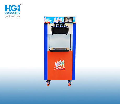 50dB 51.5in 60HZ Restoran Mesin Es Krim Lembut Rasa Tunggal