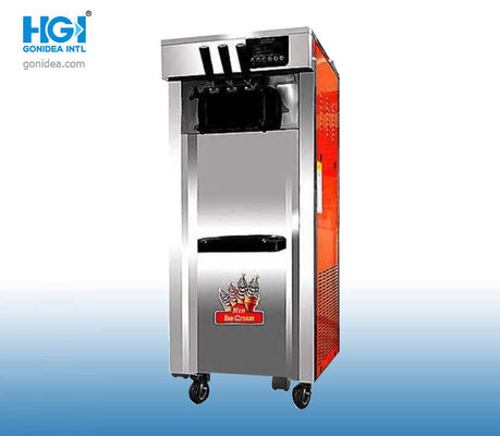 Toko Gonidea Pembuat Es Krim Komersial Pendingin Otomatis 54*76*13.1cm 50dB