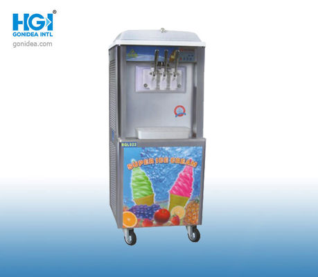 Mesin Es Krim Keras Stainless Steel R404A Tipe Vertikal