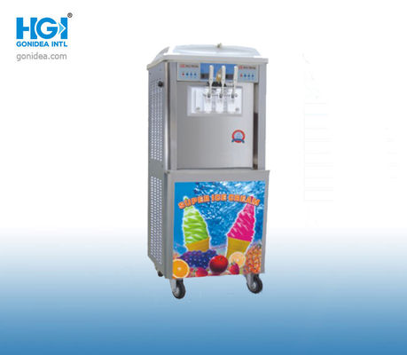 Mesin Pembuat Es Krim Lembut Pendingin Udara 16 - 18Kg/H