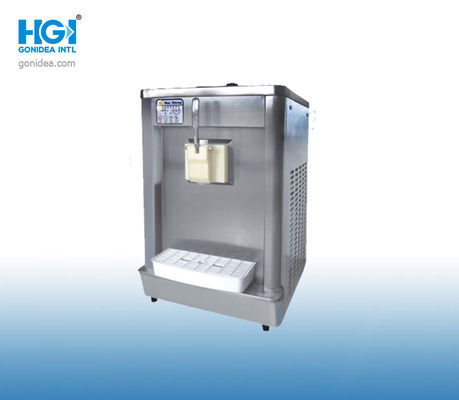 18 Liter Meja Tiga Warna Desktop Lembut Melayani Mesin Es Krim